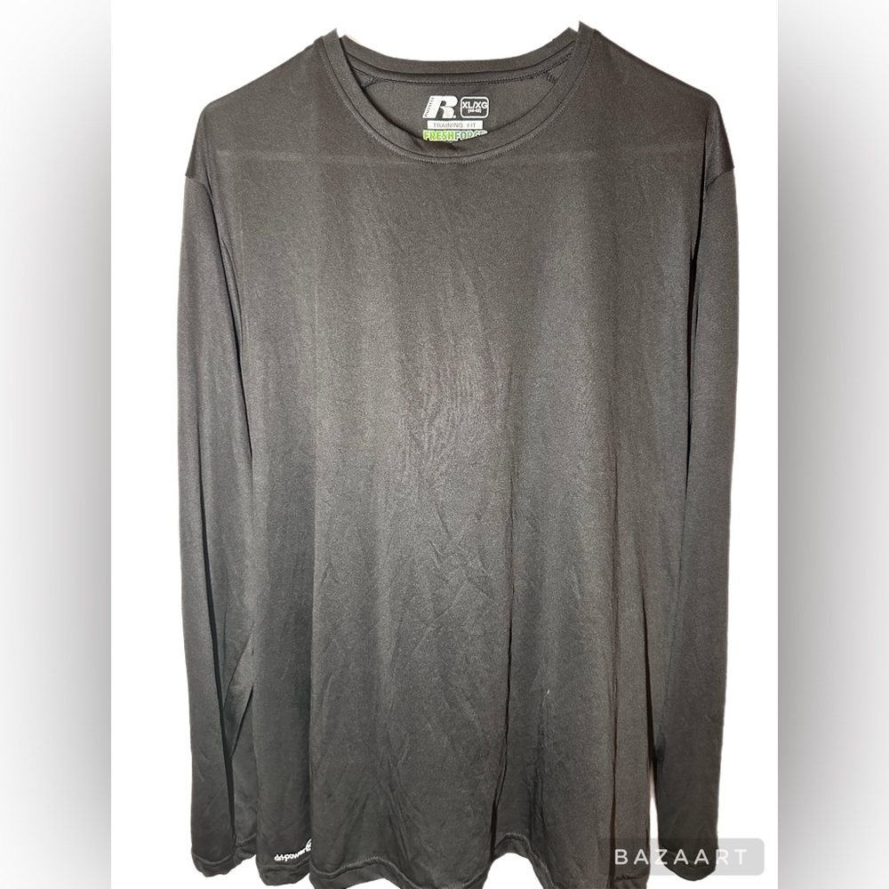 Russel Freshforce Black Athletic Tee
